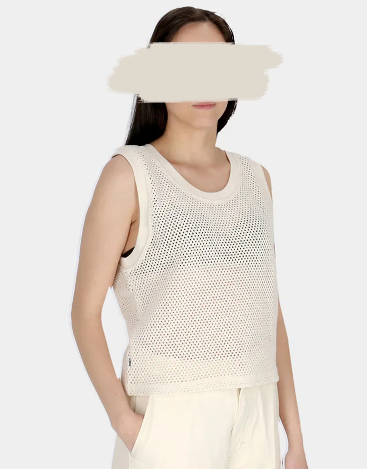 234050144    HUDSON MESH TANK UNBLEACHED - Image 2