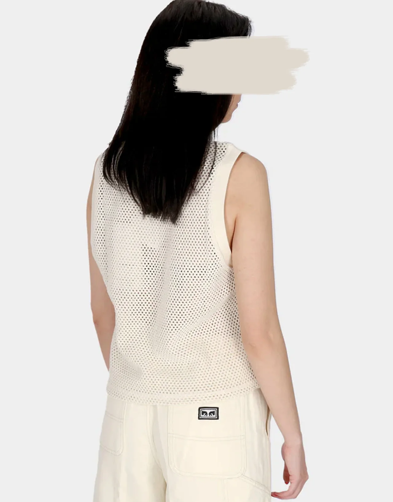 234050144    HUDSON MESH TANK UNBLEACHED - Image 3