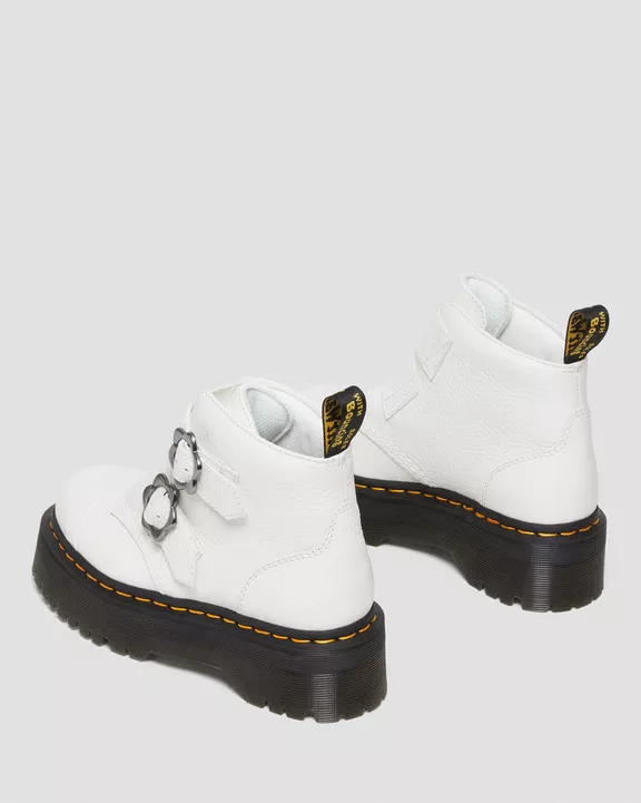 DEVON FLOWER BOOT WHITE - Image 4