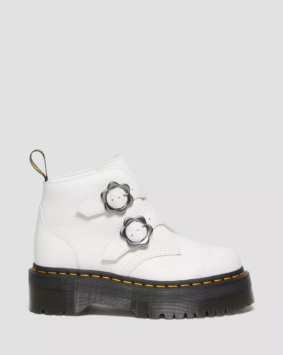 DEVON FLOWER BOOT WHITE - Image 5