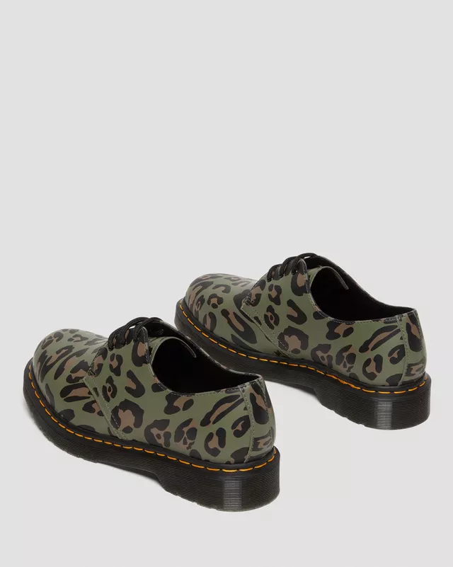 1461 OXFORD SHOE KHAKI GREEN - Image 4