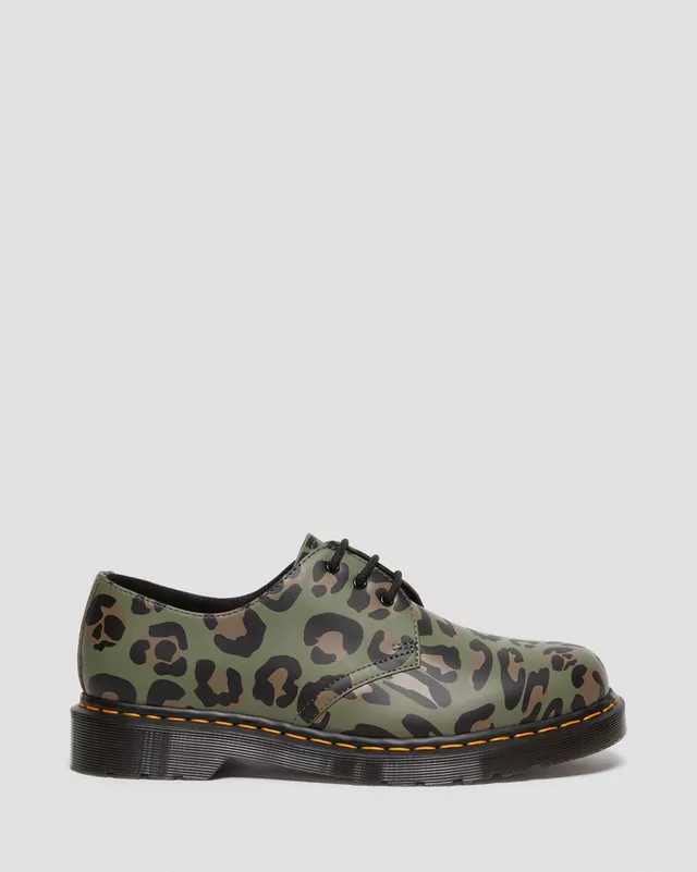 1461 OXFORD SHOE KHAKI GREEN - Image 5