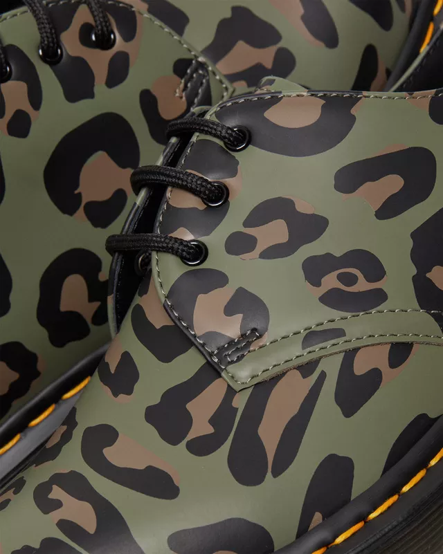 1461 OXFORD SHOE KHAKI GREEN - Image 6