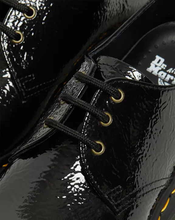 1461 DISTRESSED PATENT OXFORD BLACK - Image 2