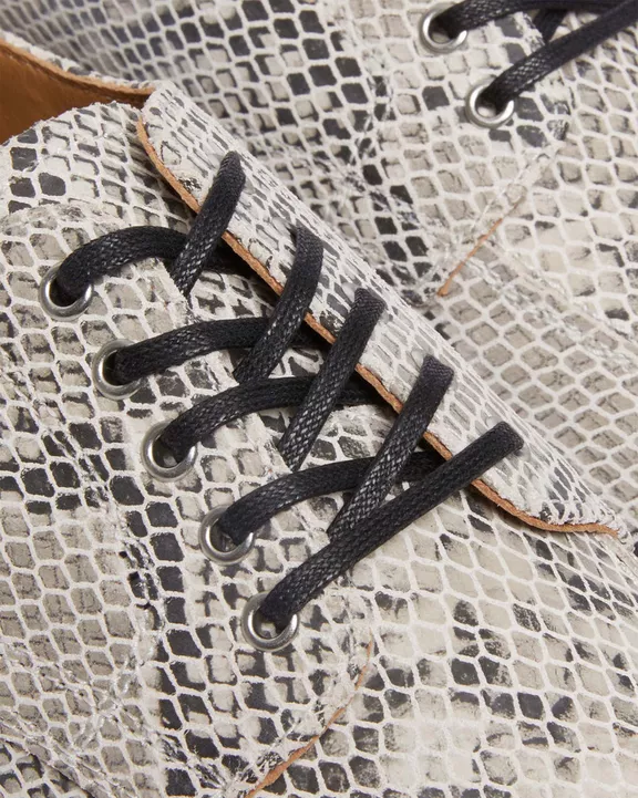 2046 SNAKE PRINT OXFORD SHOES - Image 2