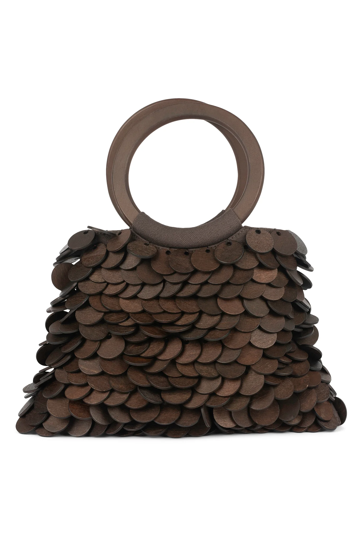 ARIANNA BROWN COMBO HANDBAG - Image 2