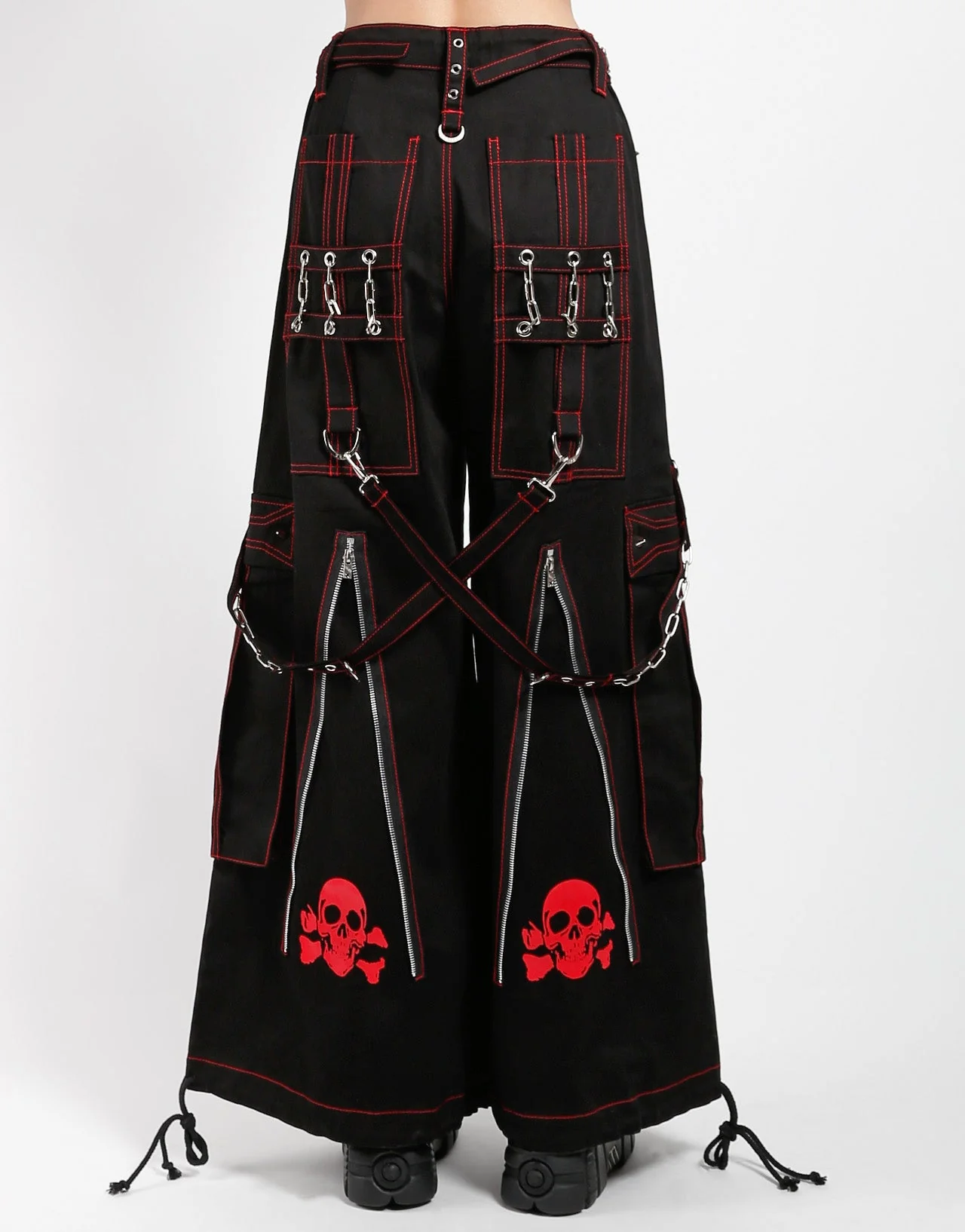 BACK UP SKULL PANT RED SKULL - Image 5