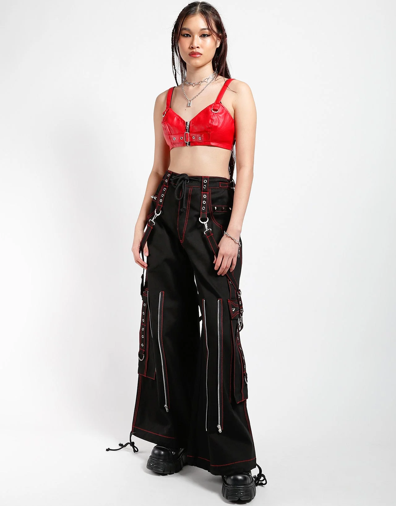 BACK UP SKULL PANT RED SKULL - Image 6