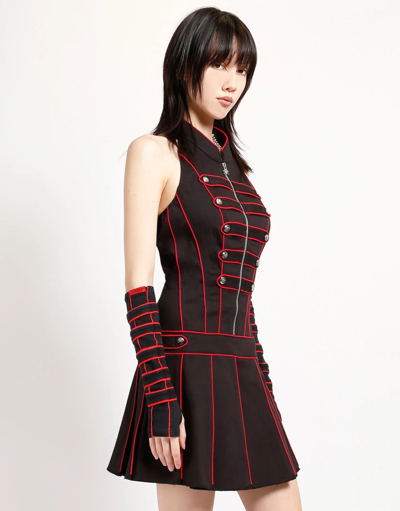 BAND DRESS RED - Image 3