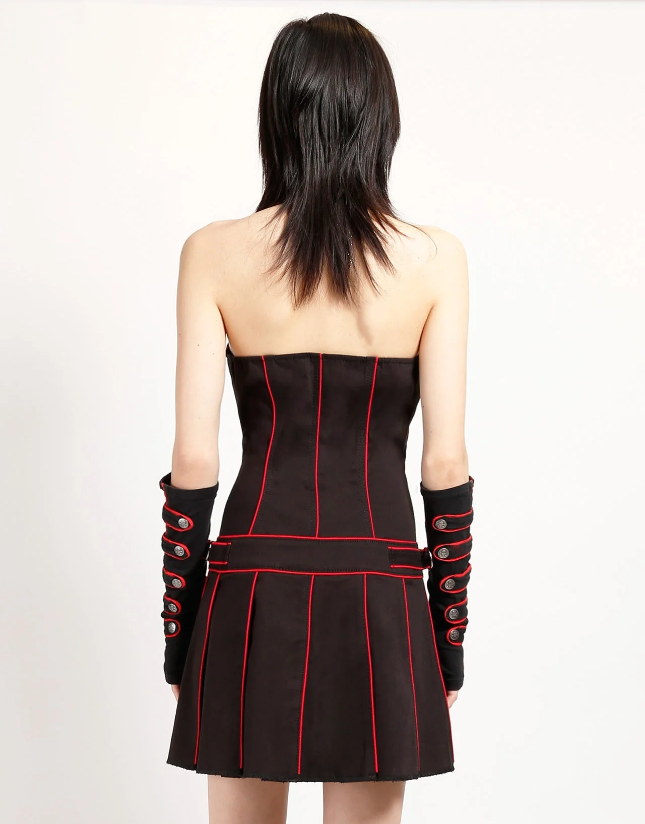 BAND DRESS RED - Image 4