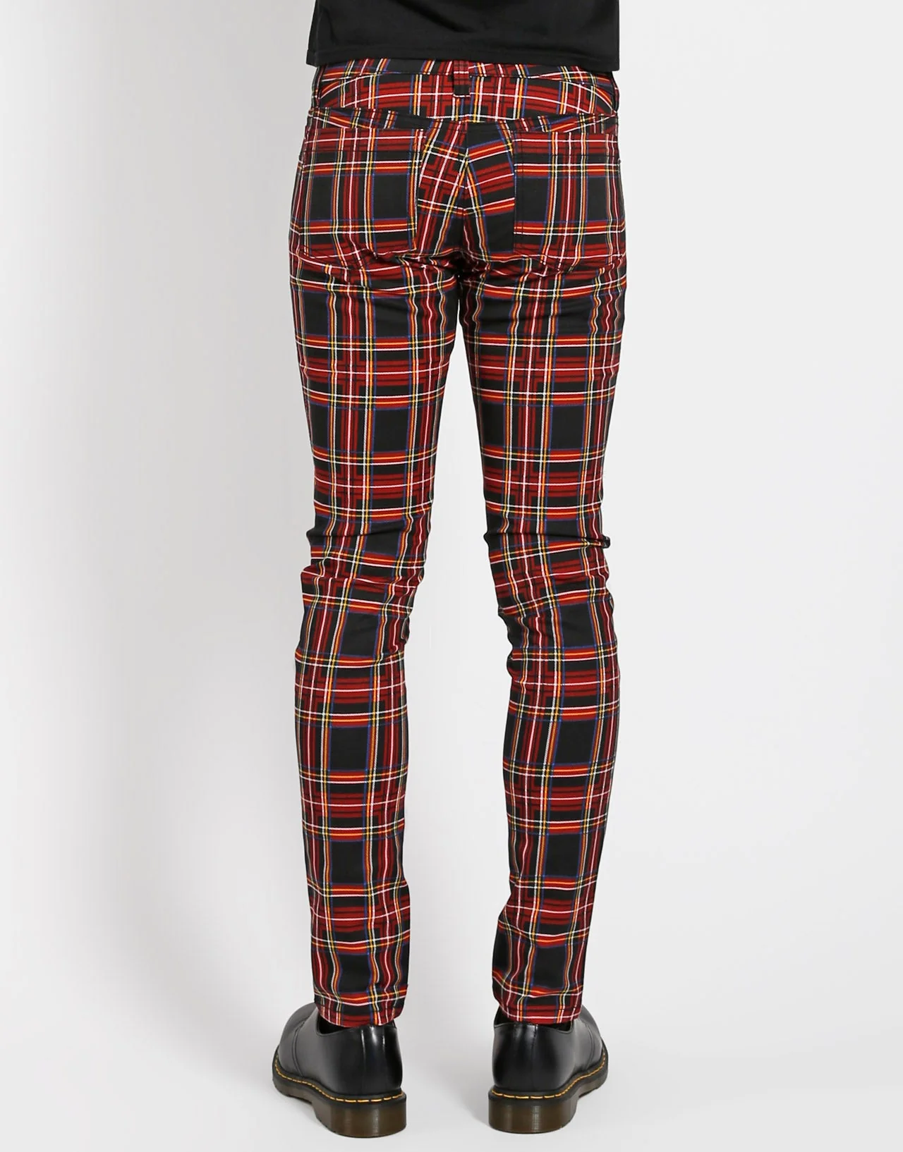 ROCKER JEAN BLACK PLAID - Image 4