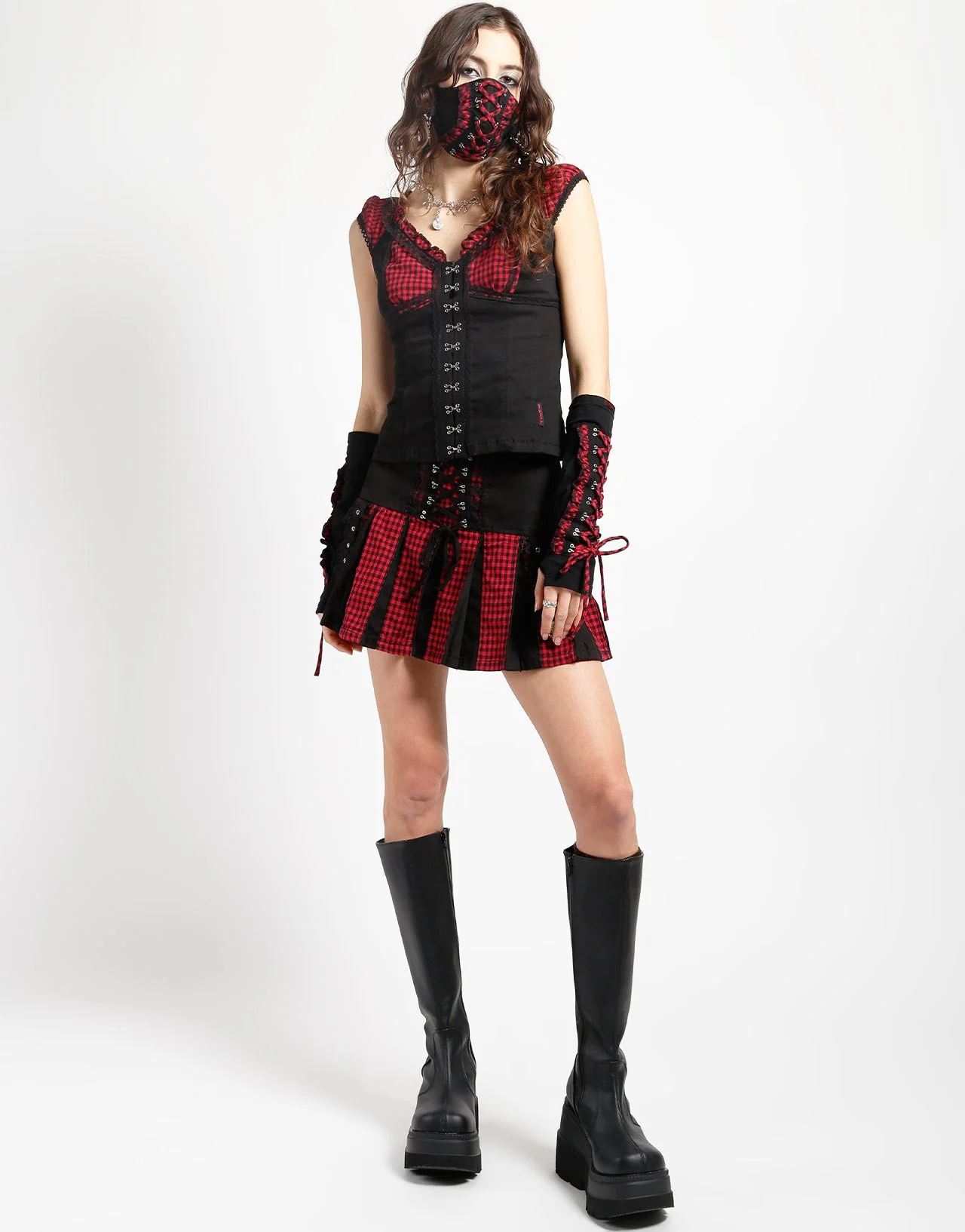BO PEEP FACE COVER RED - Image 2