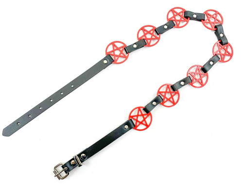 PENTAGRAM LINK BELT RED - Image 2