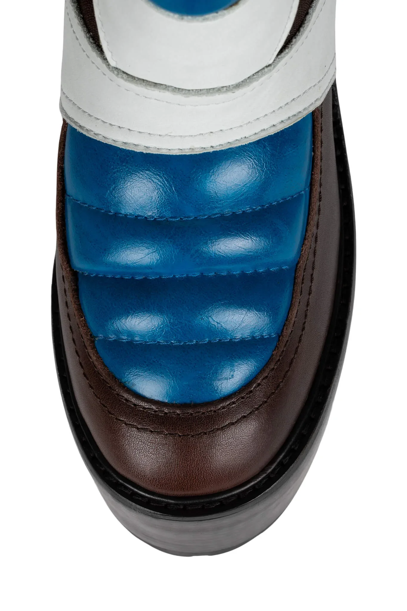 DIRT-BIKE BOOTS BLACK/BLUE/WHITE - Image 4