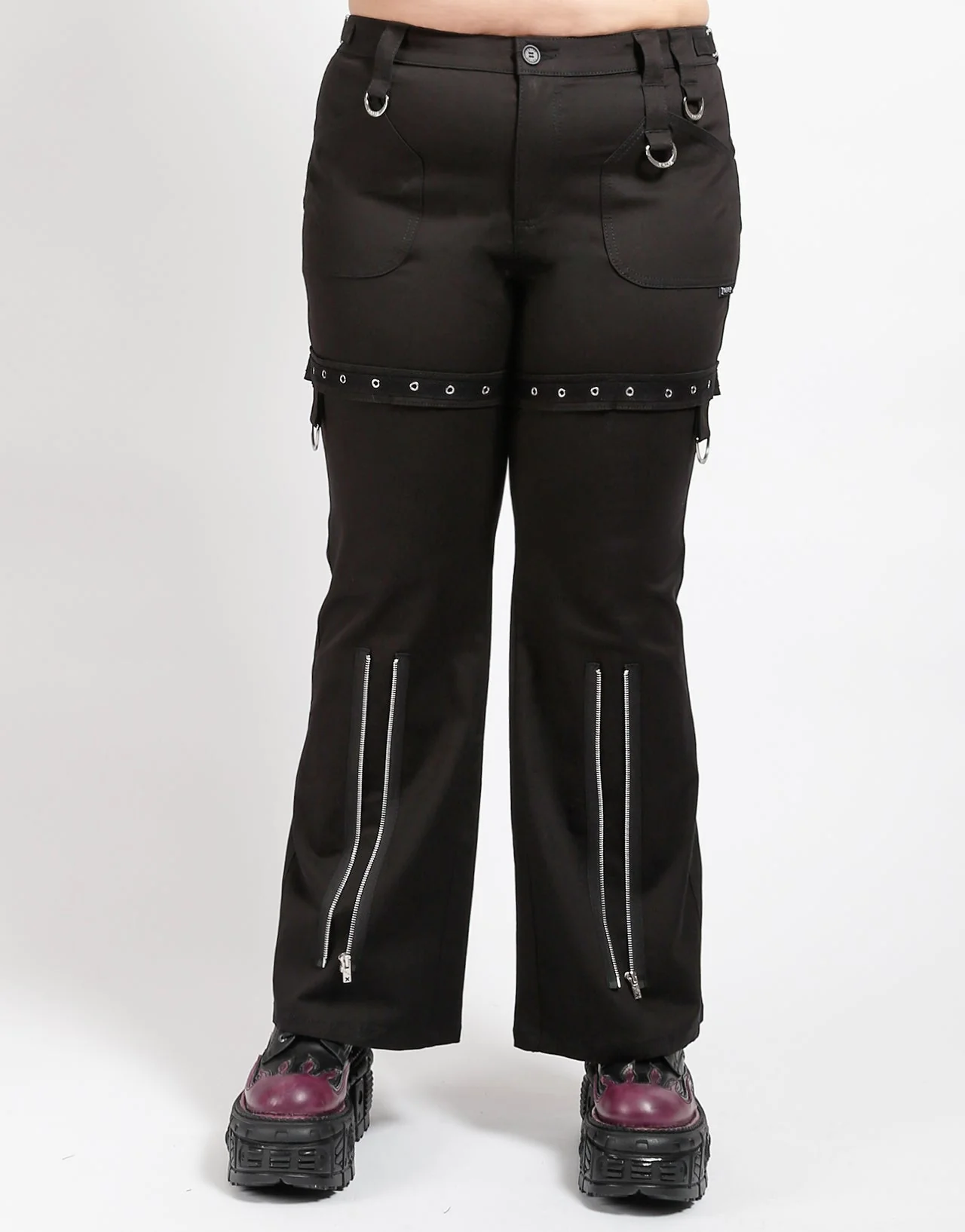 CURVE SUPER EYELET PANT BLACK