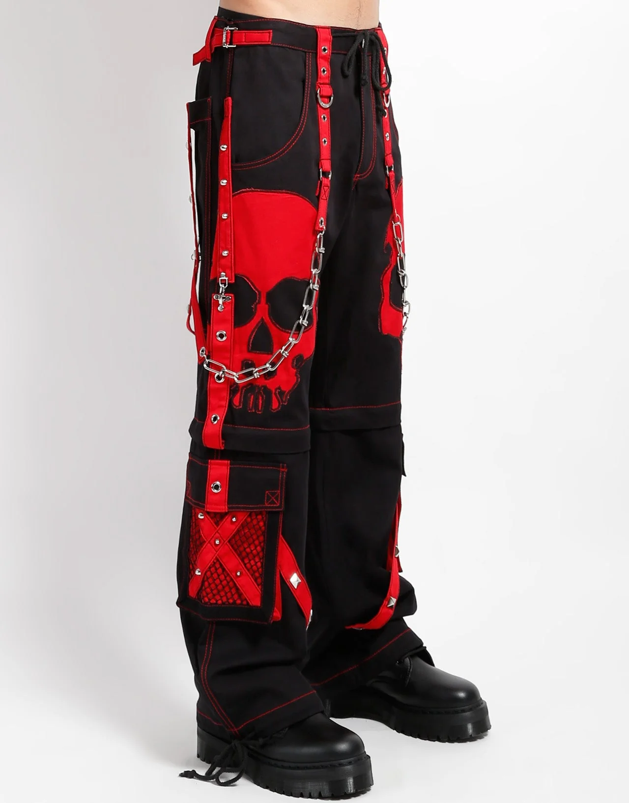 SCARE DARK STREET PANT RED - Image 7