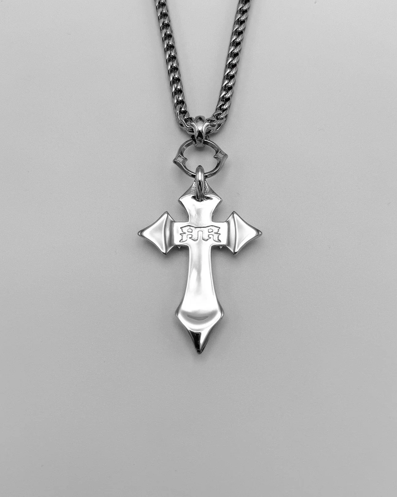 ETERNAL DUAL CROSS NECKLACE - Image 4
