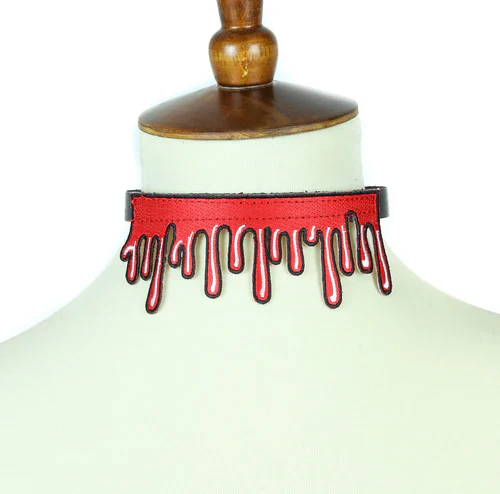 BLOOD DRIP PATCH CHOKER