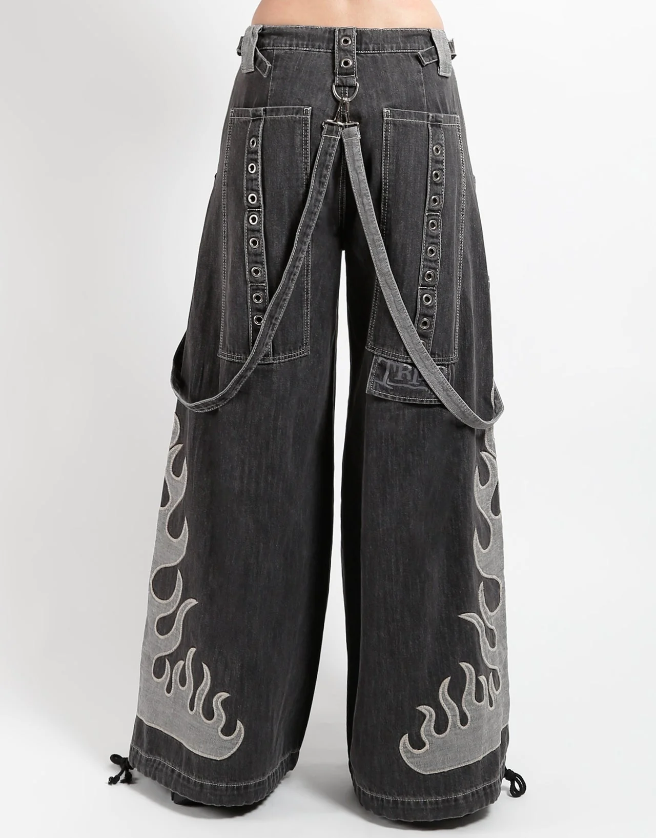 FLAME DARK STREET PANT BLACK DENIM - Image 4