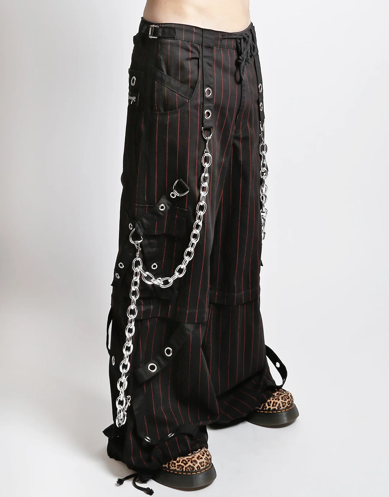 GODFATHER CHAIN PANT RED STRIPE - Image 11