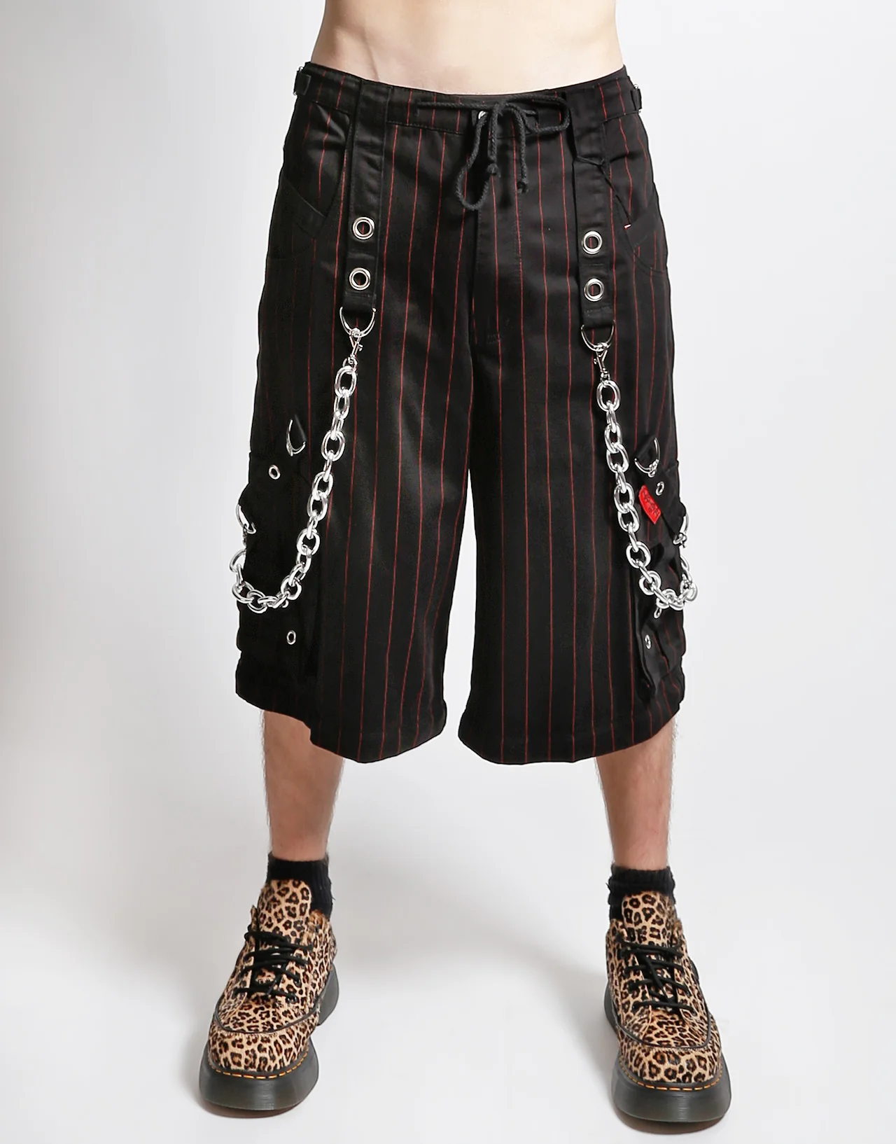 GODFATHER CHAIN PANT RED STRIPE - Image 4