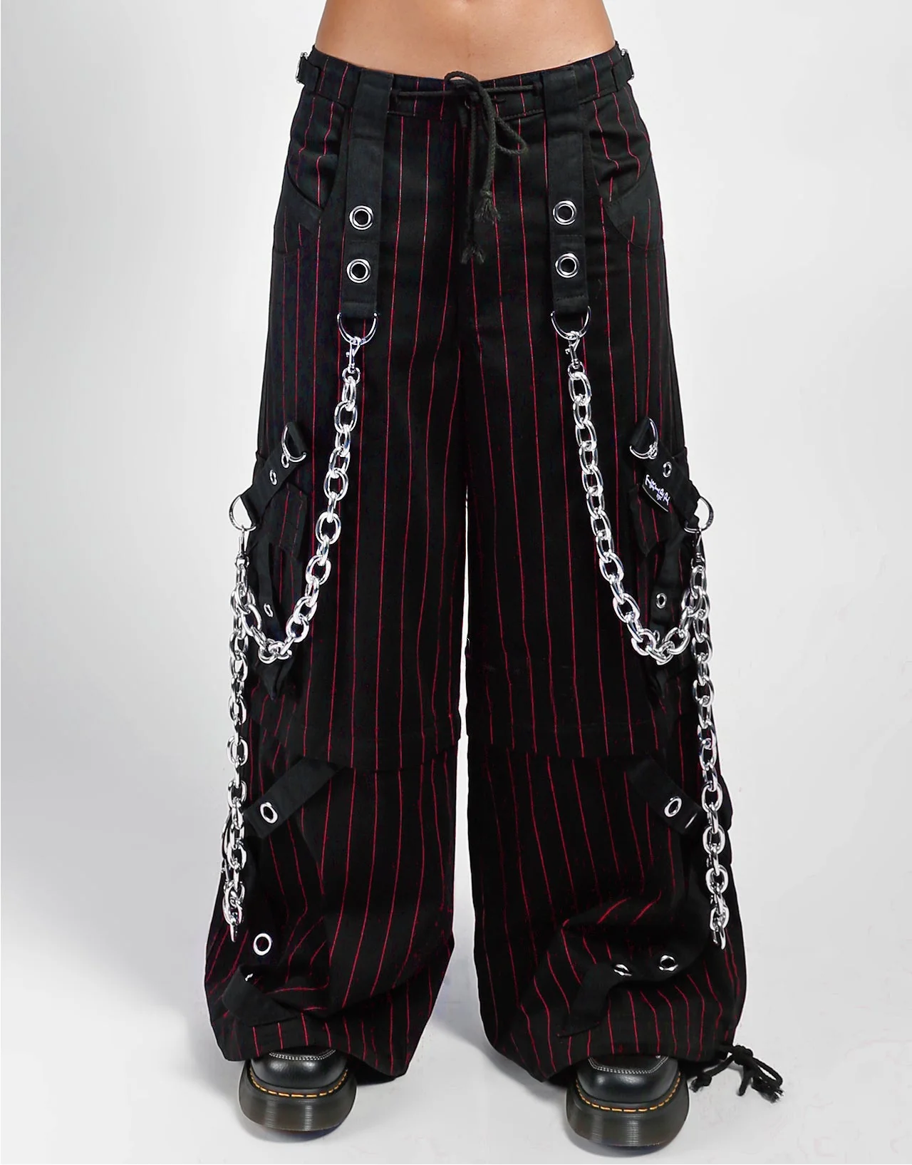 GODFATHER CHAIN PANT RED STRIPE - Image 7