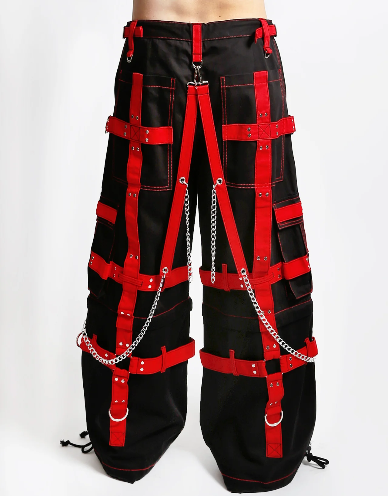 HARNESS DARK STREET PANT BLK/RED - Image 5