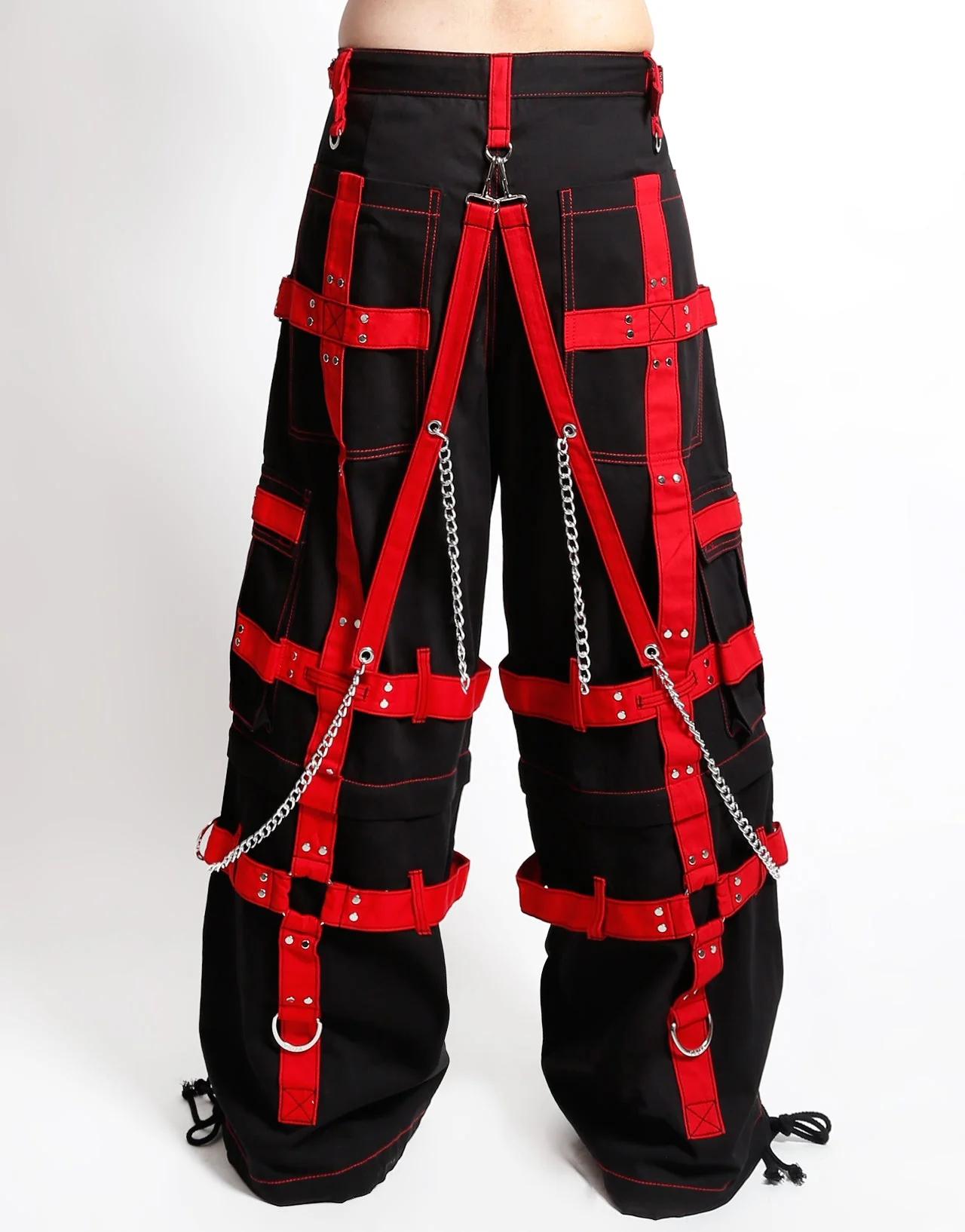 HARNESS DARK STREET PANT BLK/RED - Image 6