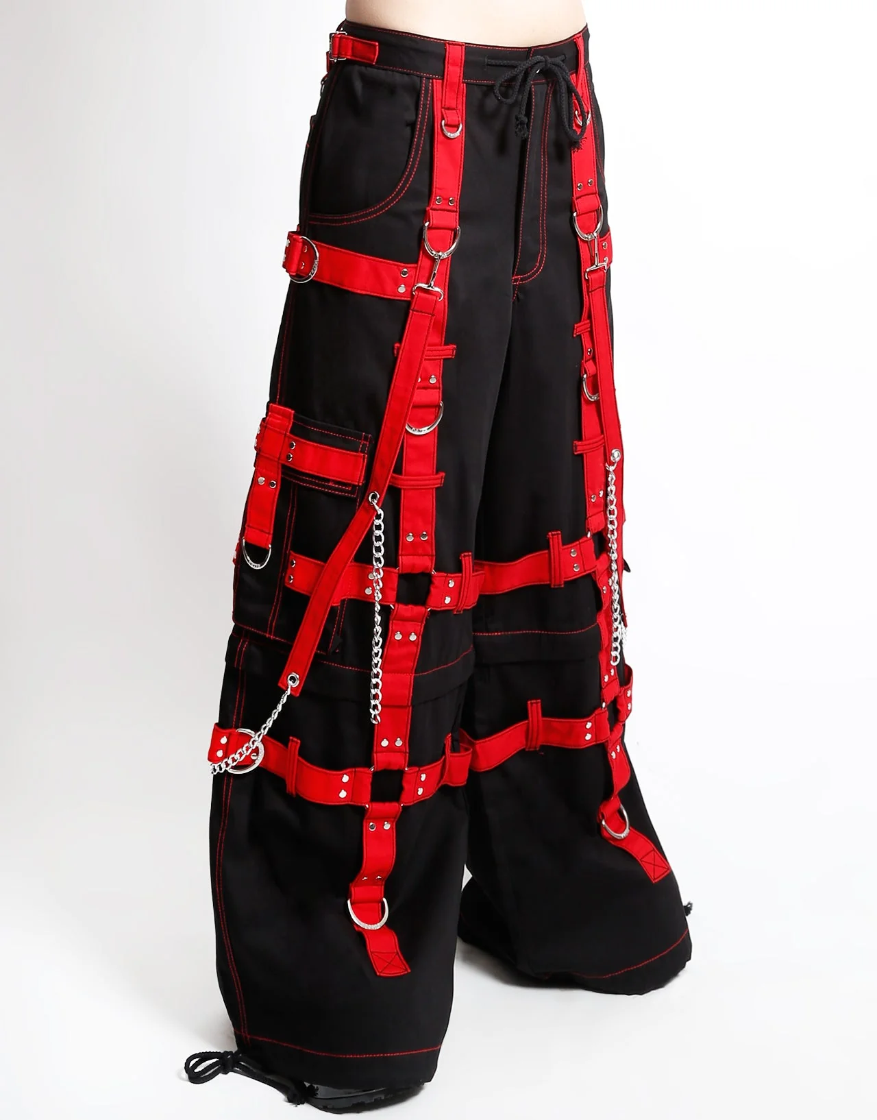 HARNESS DARK STREET PANT BLK/RED - Image 9