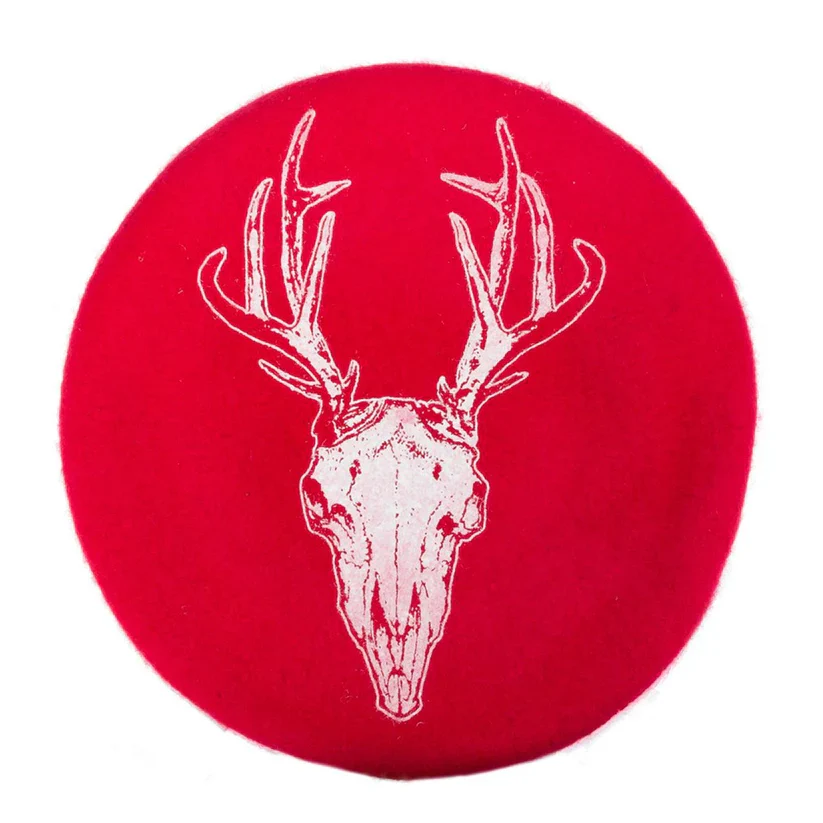 DEER BERET RED - Image 3