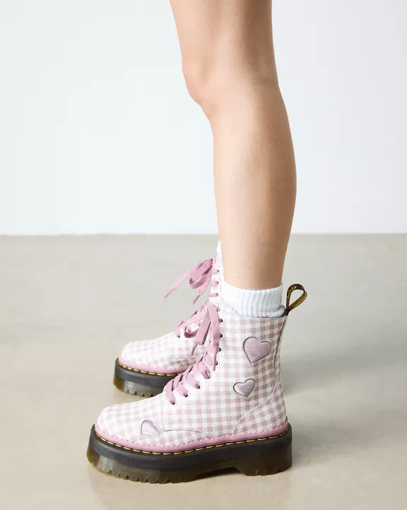 JADON HEART WHITE/DUSTY ROSE - Image 2