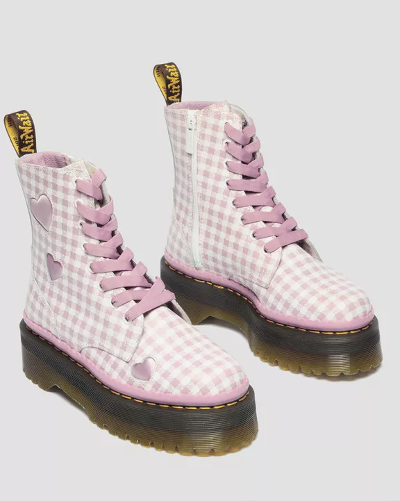 JADON HEART WHITE/DUSTY ROSE - Image 4