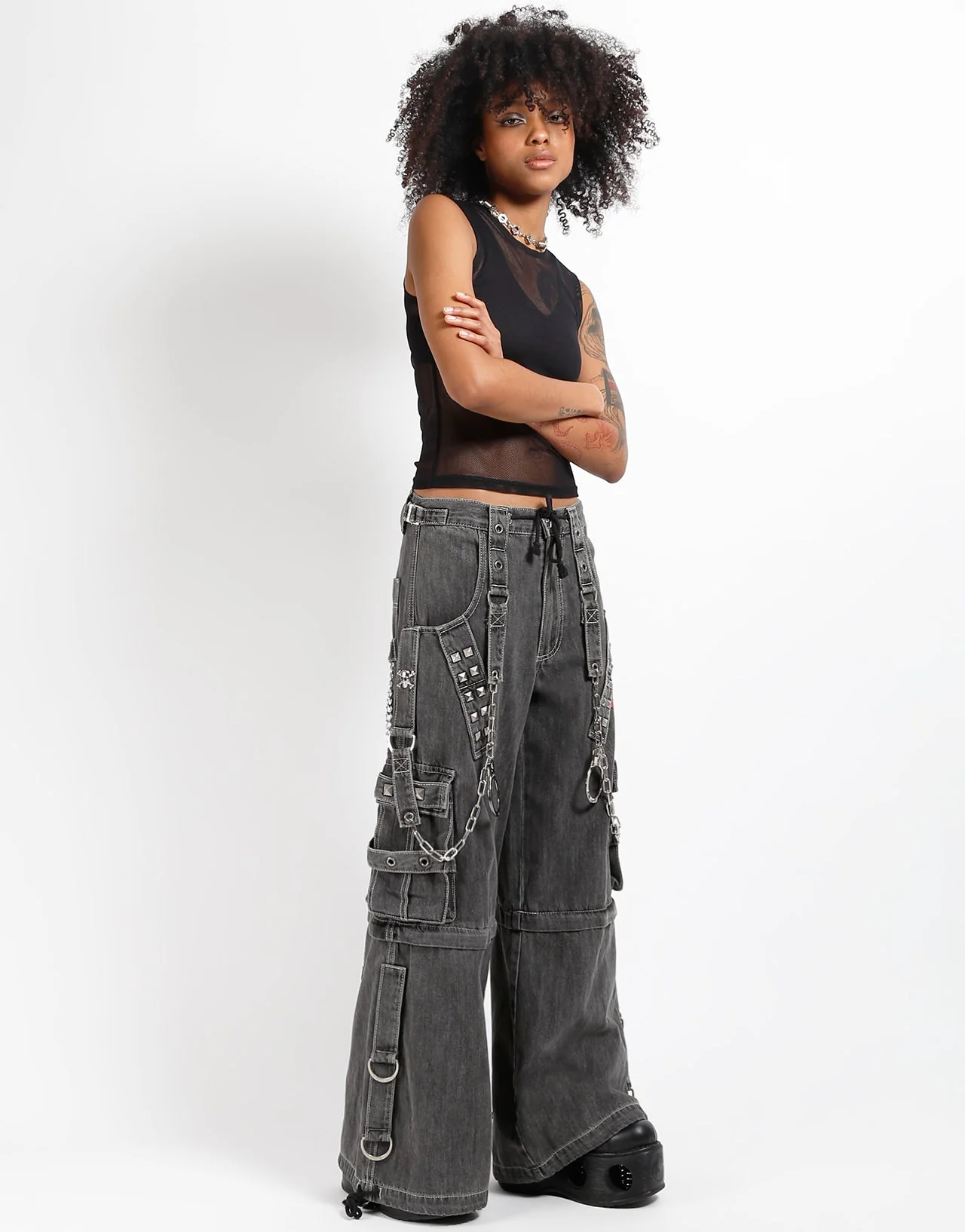 LOCK UP PANT LIGHT BLACK DENIM - Image 2