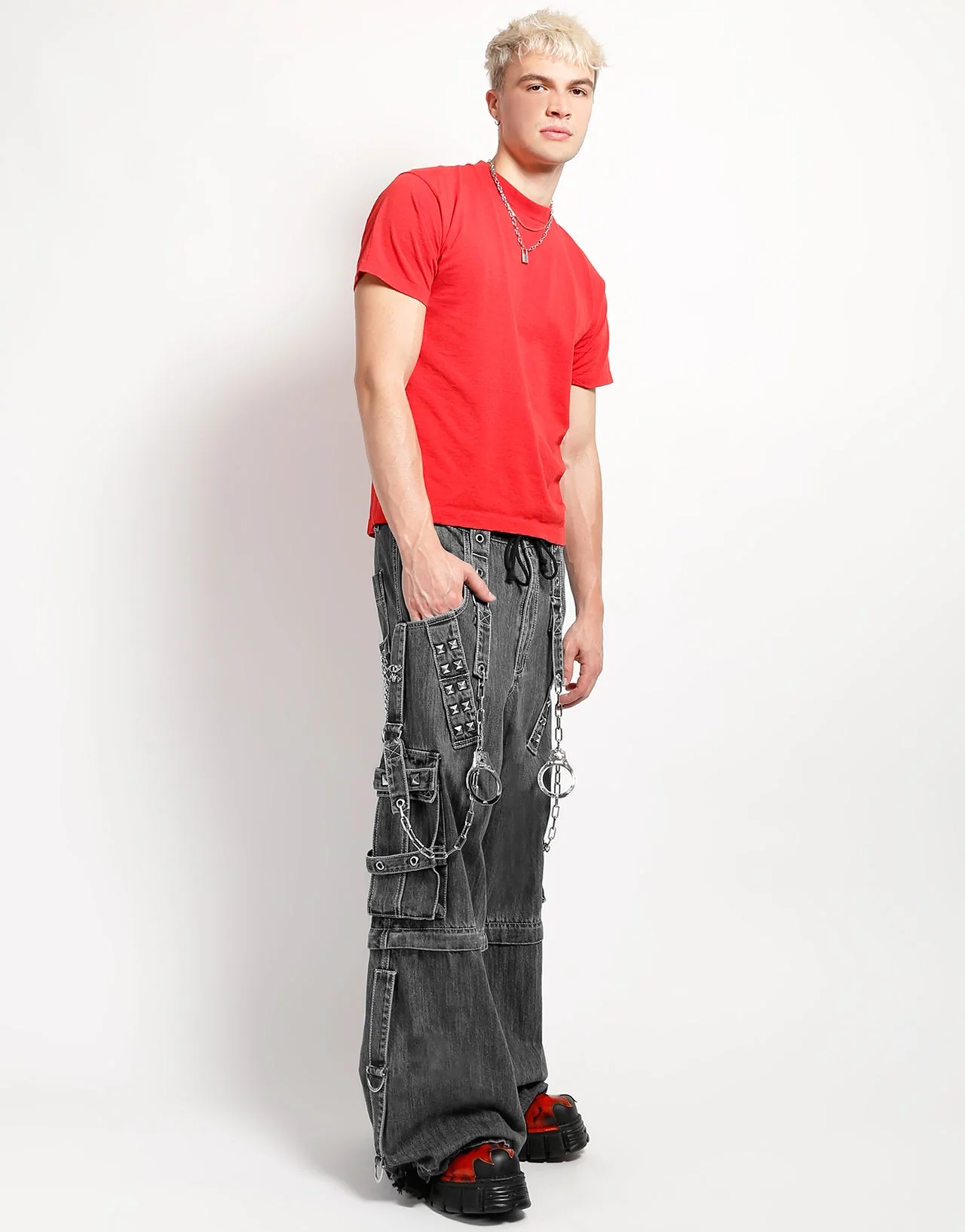 LOCK UP PANT LIGHT BLACK DENIM - Image 6