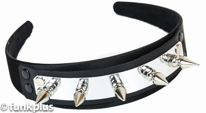 METAL PLATE SPIKE HEADBAND