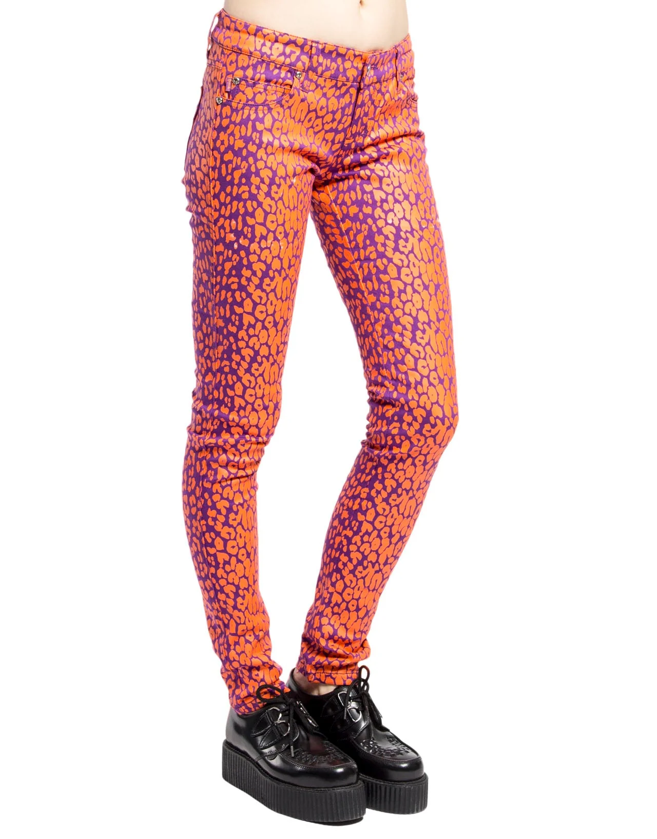 NEON LEOPARD PRINT SKINNY - Image 3
