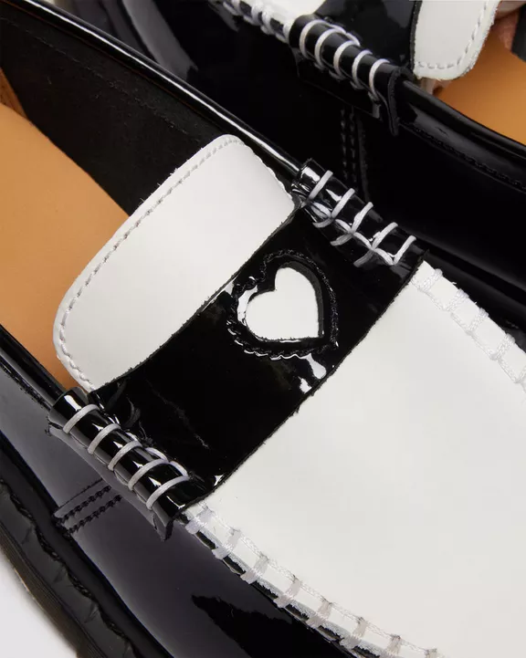 PENTON HEART BLACK/WHITE PATENT - Image 2