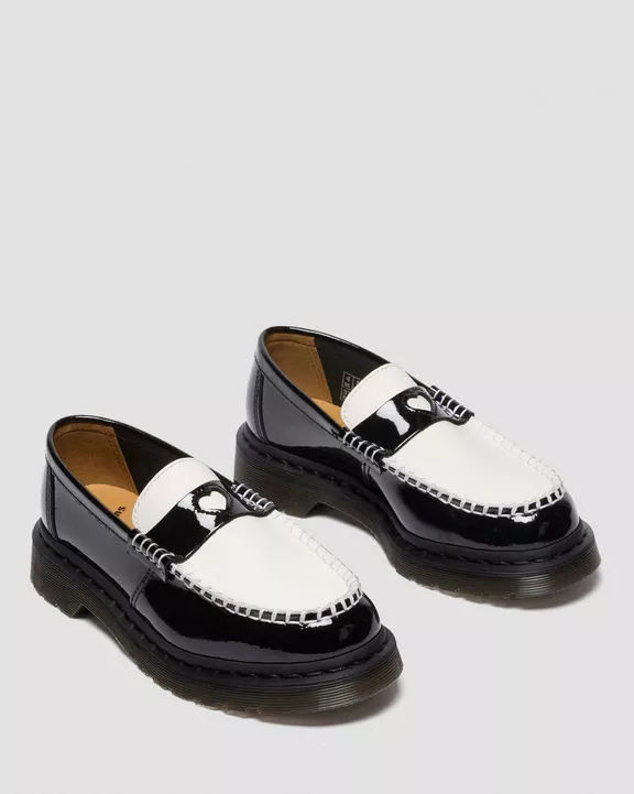 PENTON HEART BLACK/WHITE PATENT - Image 3