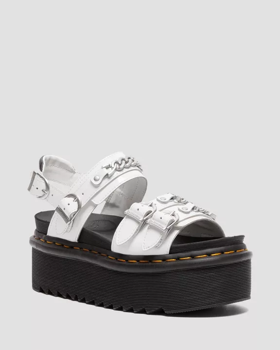 VOSS II QUAD CHAIN SANDAL WHITE
