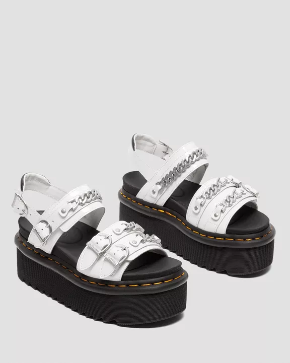 VOSS II QUAD CHAIN SANDAL WHITE - Image 3