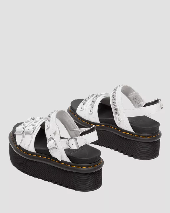 VOSS II QUAD CHAIN SANDAL WHITE - Image 4