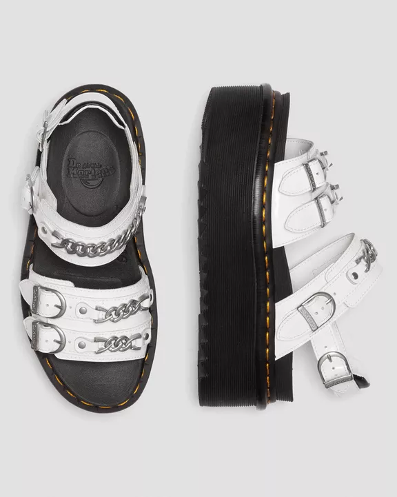 VOSS II QUAD CHAIN SANDAL WHITE - Image 8