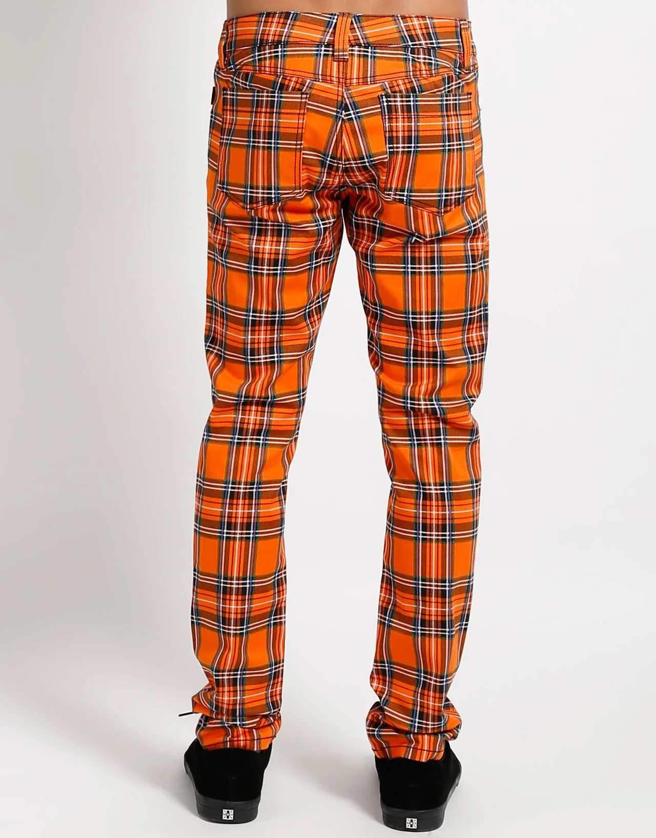 ROCKER JEAN ORANGE PLAID - Image 4