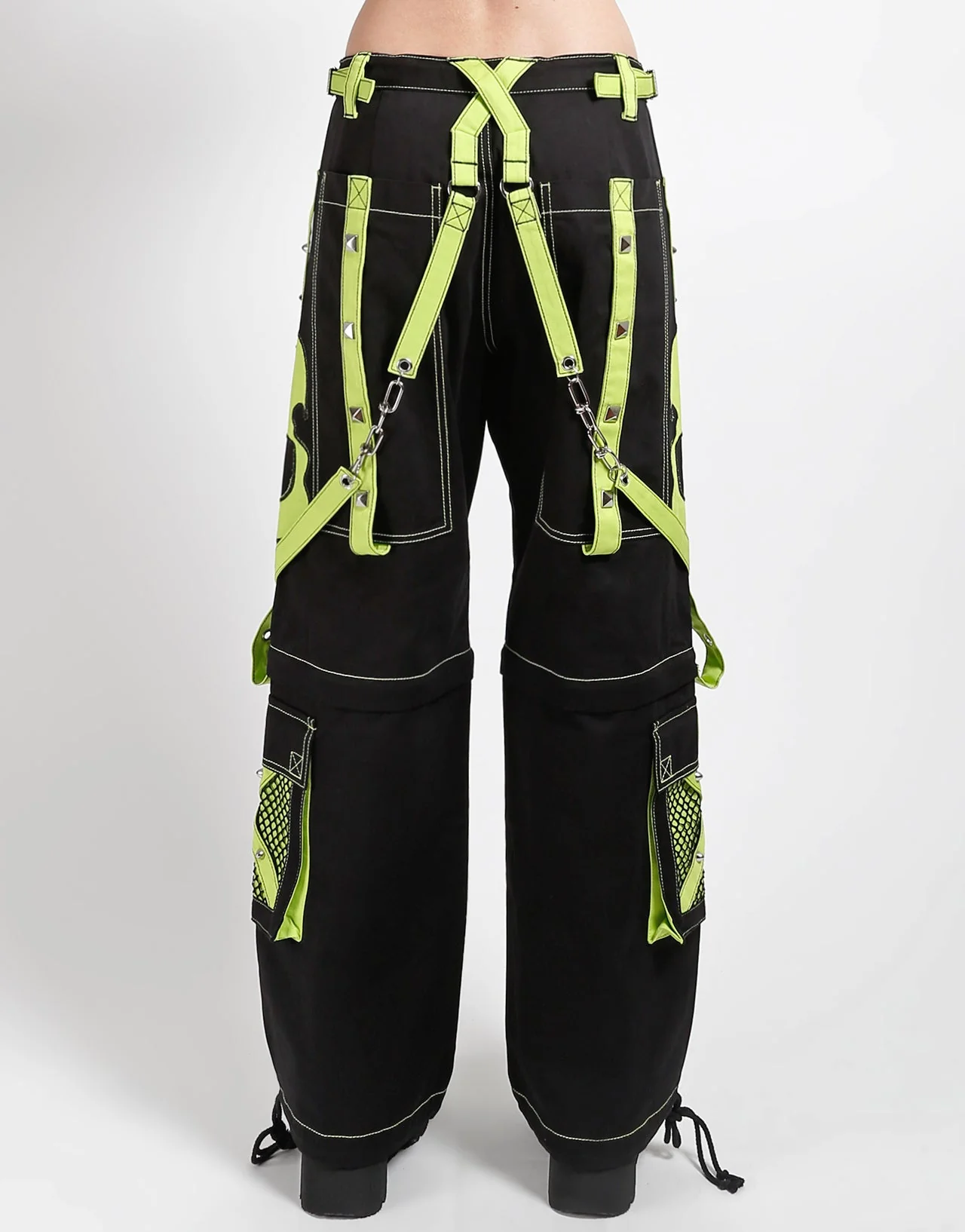SCARE DARK STREET PANT LIME - Image 4