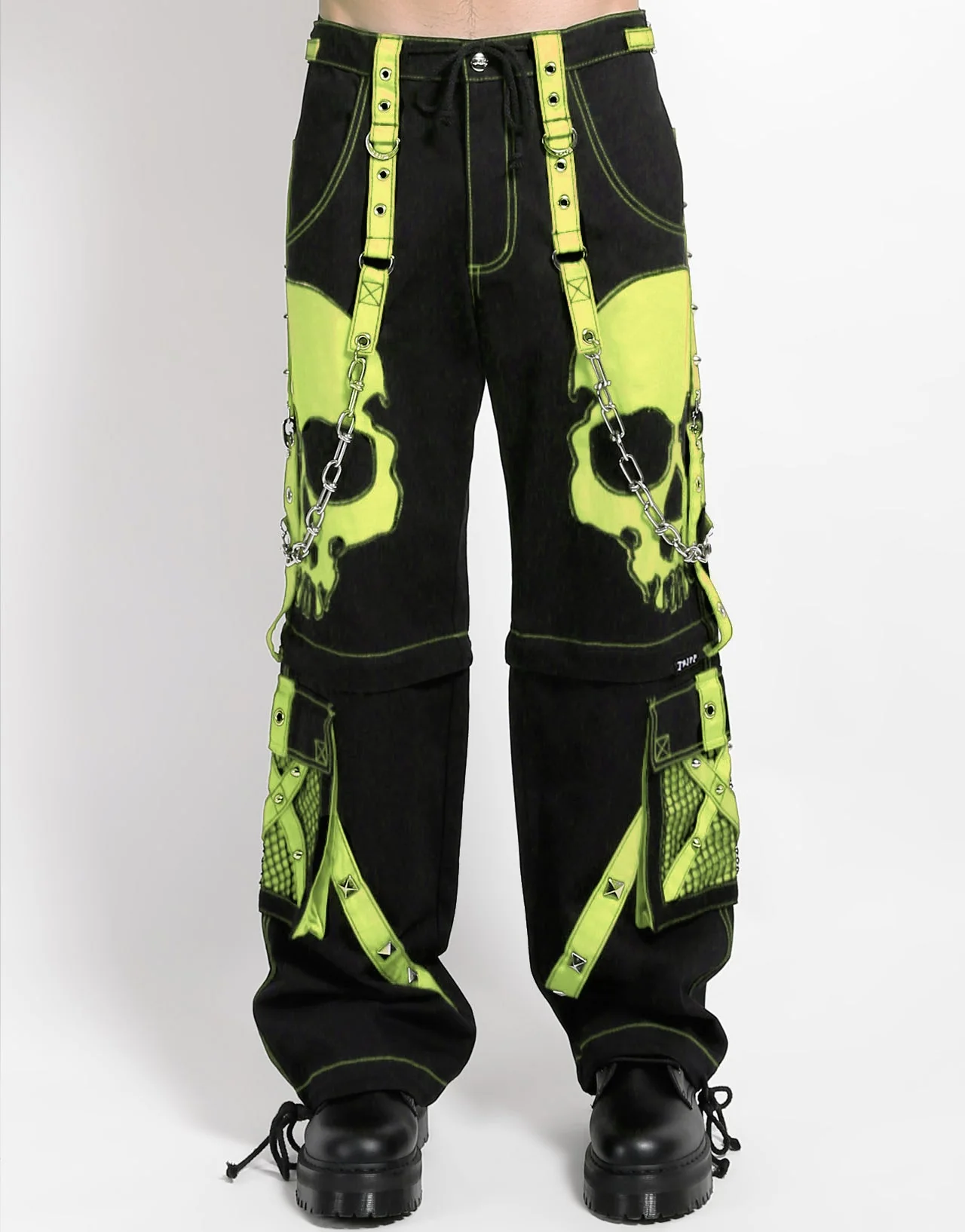 SCARE DARK STREET PANT LIME - Image 5