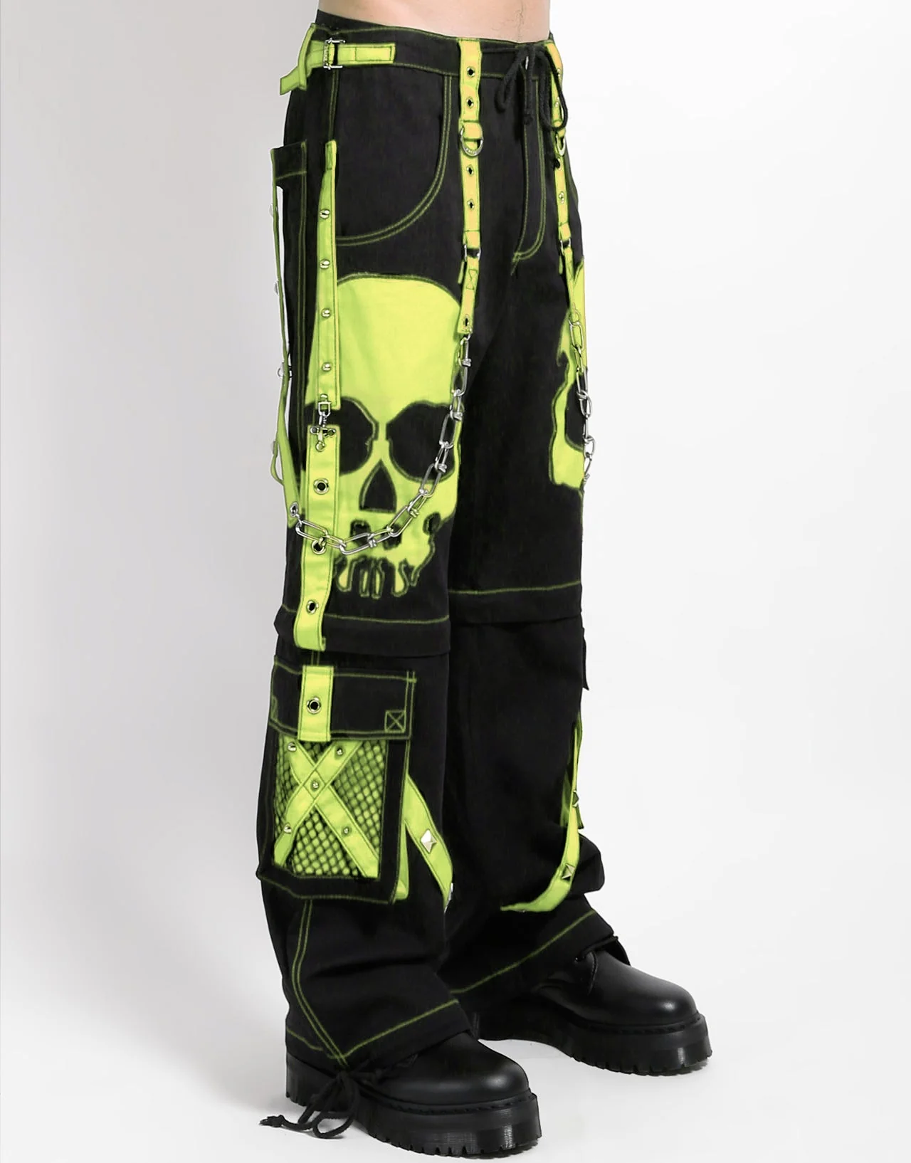 SCARE DARK STREET PANT LIME - Image 7