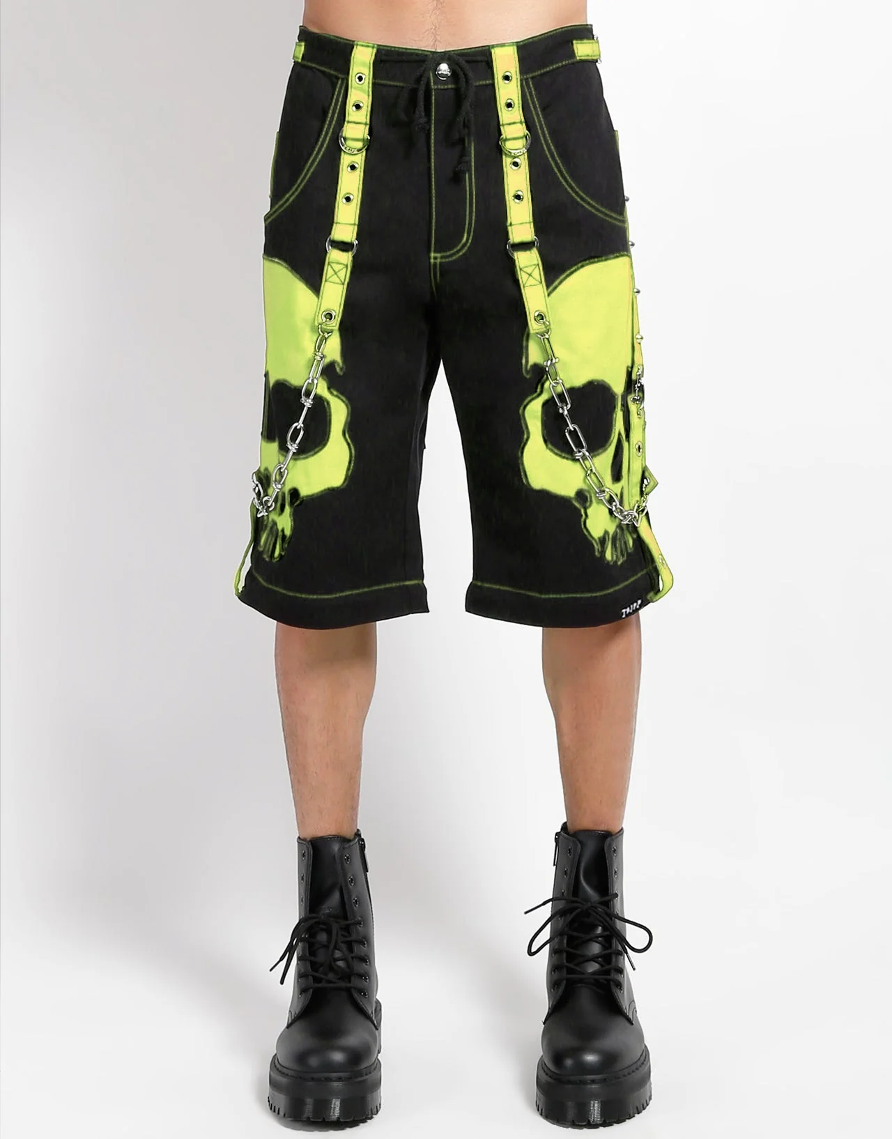 SCARE DARK STREET PANT LIME - Image 8
