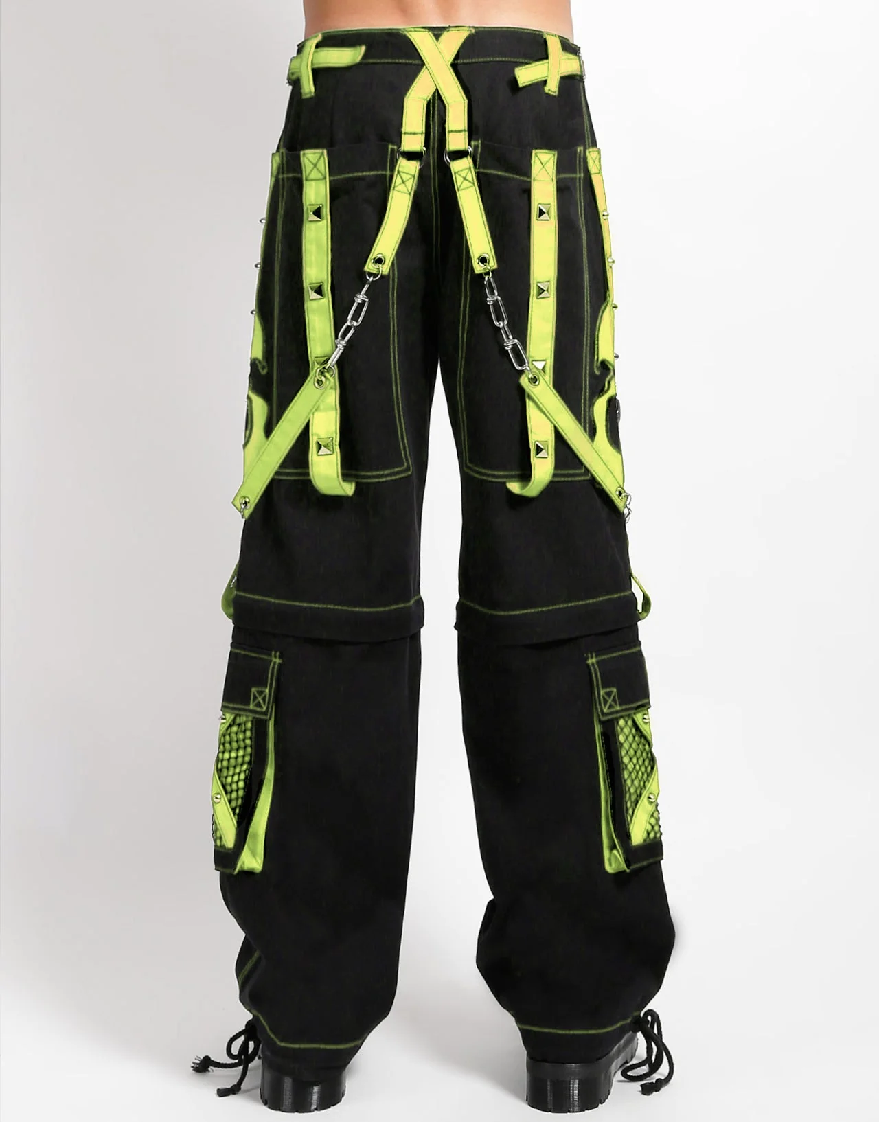 SCARE DARK STREET PANT LIME - Image 9