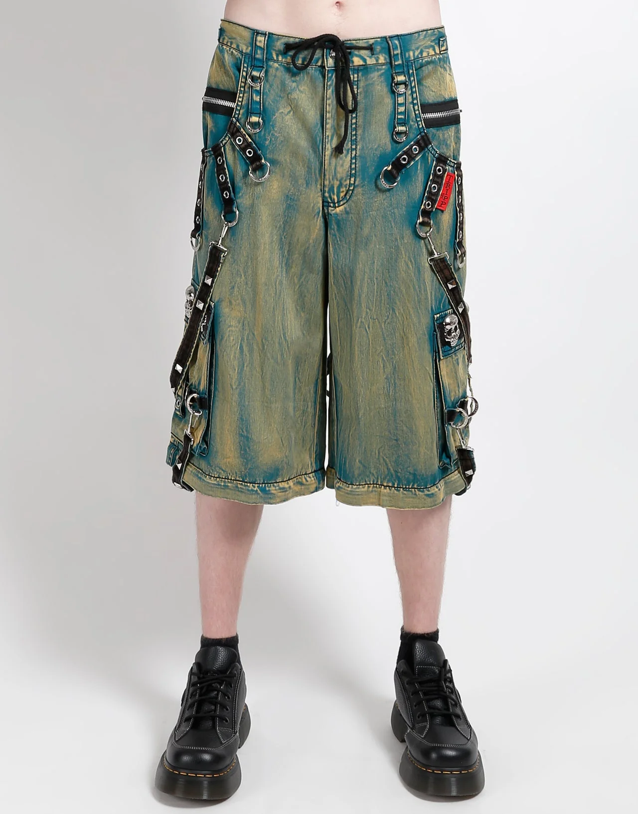 SKULL STUD PANT BLUE SKY WASH - Image 5