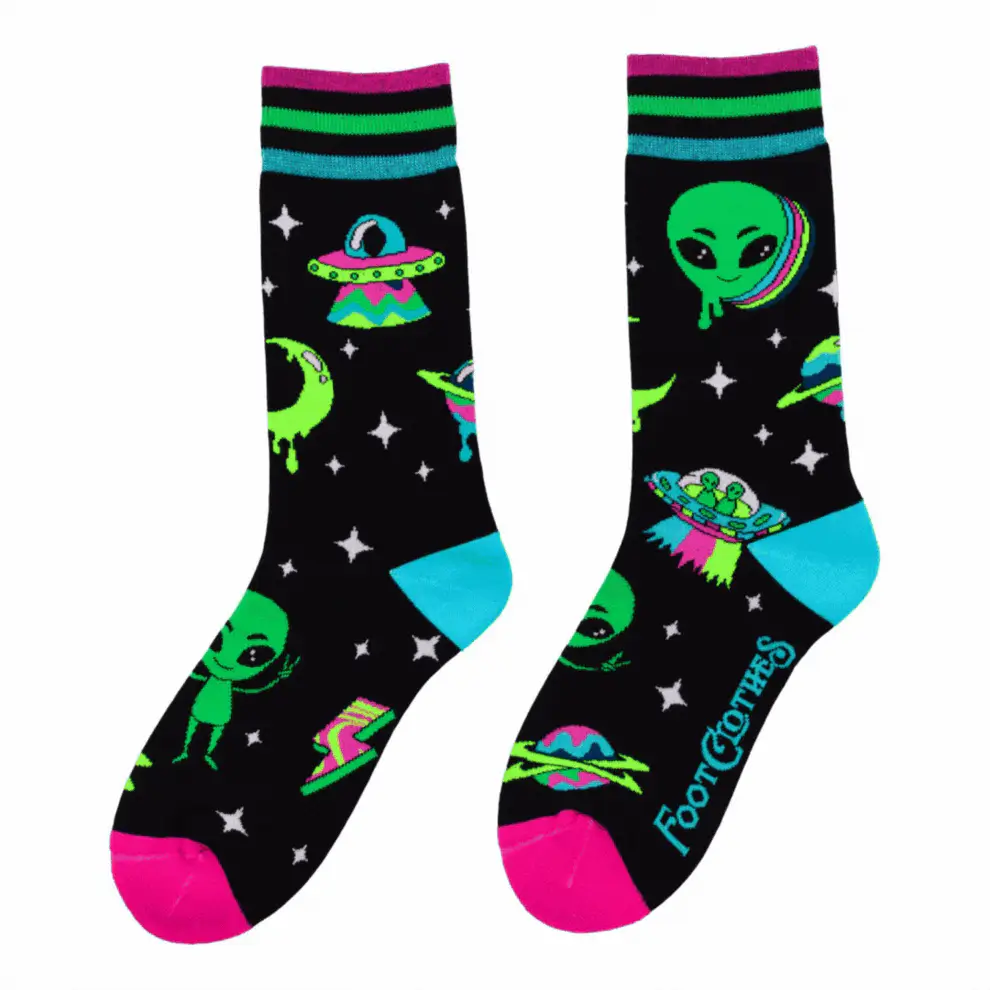 SPACED OUT ALIEN SOCKS - Image 3